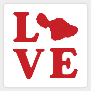 Love Maui Sticker